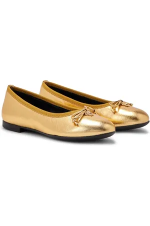 VERSACE Ballerinaskor i läder