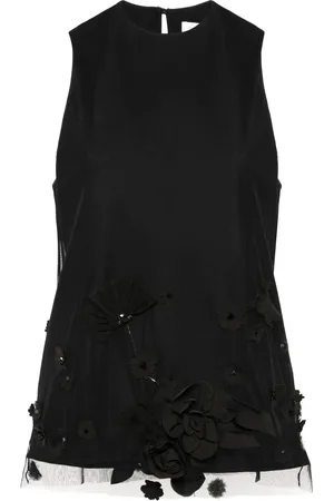 Viktor & Rolf Blus med blommig brodyr