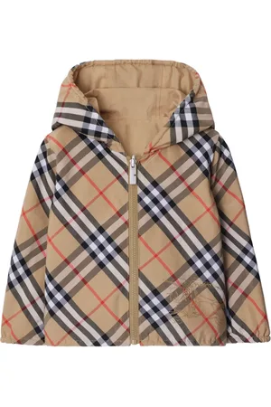 Burberry Vändbar rutig bomullsjacka