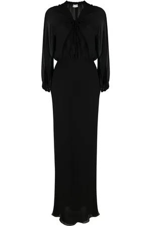 Saint Laurent Maxiklänning med skir panel