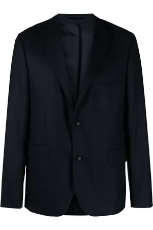 OFFICINE GENERALE Figursydd enkelknäppt blazer