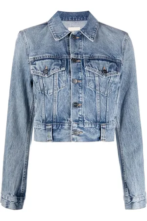 Khaite Rizzo beskuren jeansjacka