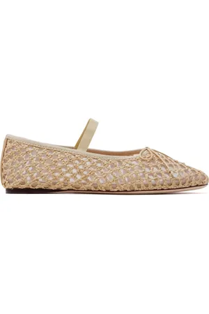 Loeffler Randall Leonie ballerinaskor i bast