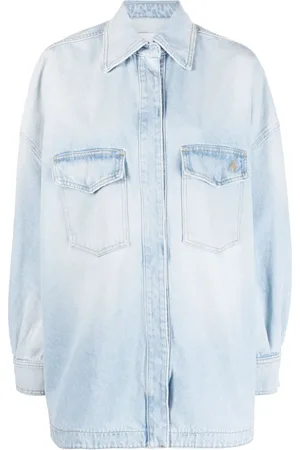 The Attico Skjortjacka i denim