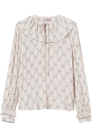 Twin-Set Blus med grafiskt tryck