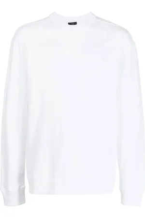 Dunhill Långärmad sweatshirt med logotypdetalj