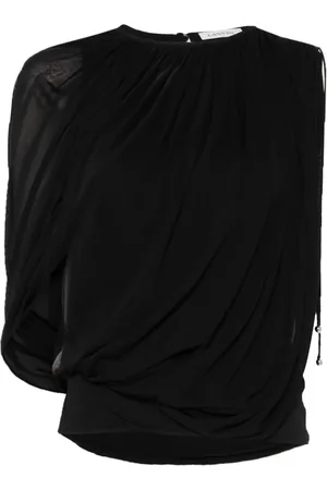 Lanvin Draperad jerseytopp