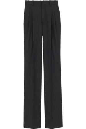 Saint Laurent Randiga utsvängda byxor