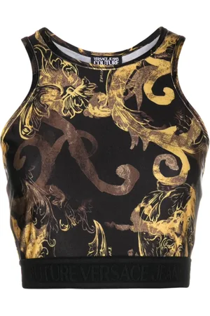 VERSACE Topp med barocktryck