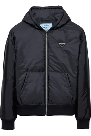 Prada Bomberjacka med logotypplakett