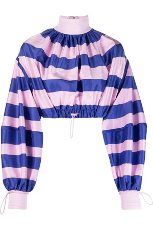 ZIMMERMANN Randig blus med dragsko