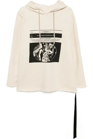 Rick Owens Huvtröja med grafiskt tryck