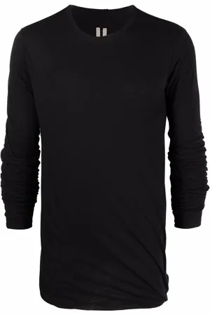 Rick Owens Långärmad draperad skjorta