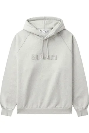 SUNNEI Hoodie med broderad logotyp