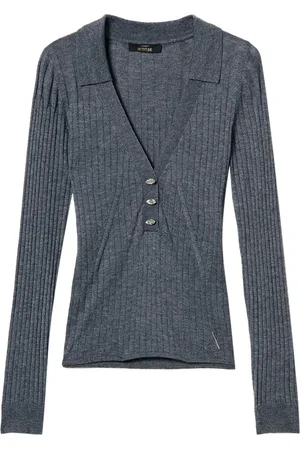 Twin-Set Ribbstickad topp
