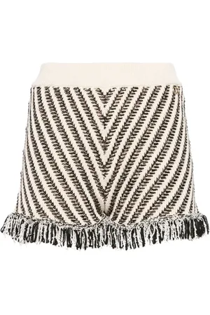 Twin-Set Mönstrade strandshorts i jacquard