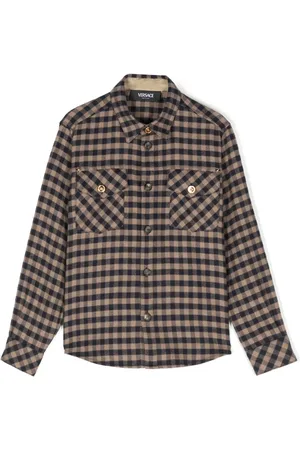 VERSACE Rutig flanellskjorta