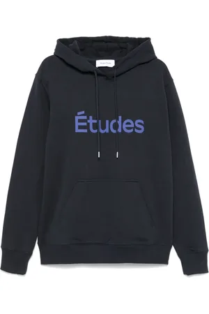 Etudes Hoodie med logotyp