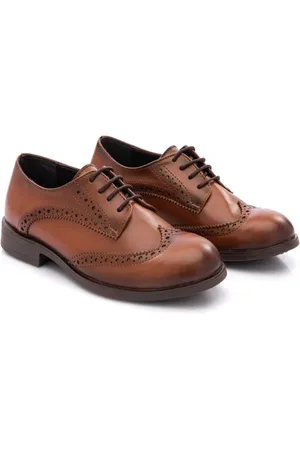M. Moustache Polerade loafers med rundad tå