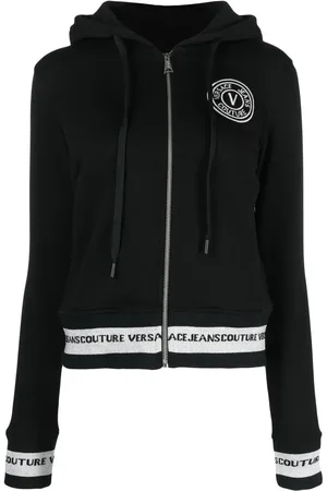 VERSACE Hoodie med broderad logotyp