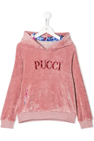 PUCCI Junior Huvtröja med logotyp
