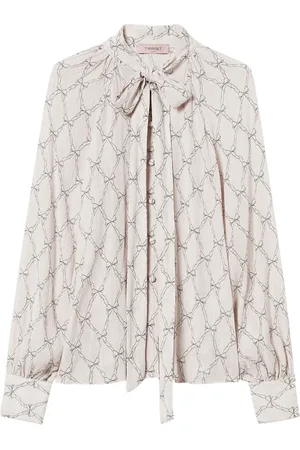 Twin-Set Blus med grafiskt tryck