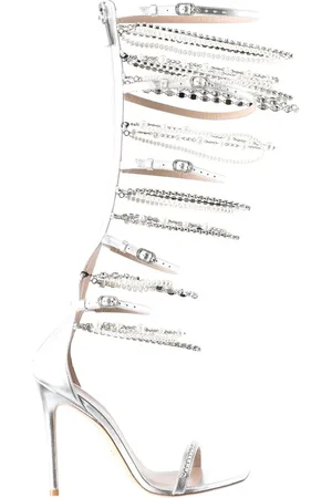 Stuart Weitzman Sandaler med strass 120 mm