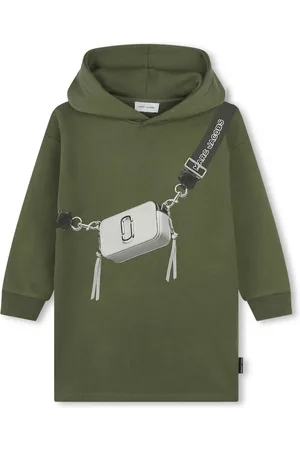 Marc Jacobs Mönstrad klänning med huva
