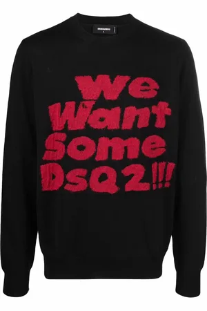 Dsquared2 We Want Some Dsq2!!! tröja med slogan
