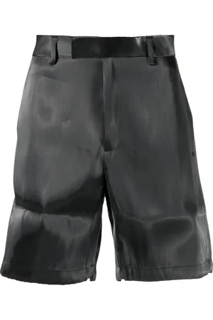 HELIOT EMIL Liquid Metal bermudashorts