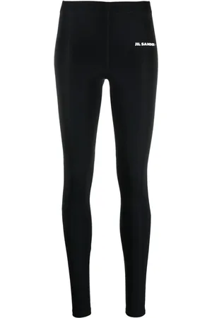 Jil Sander Leggings med logotyp