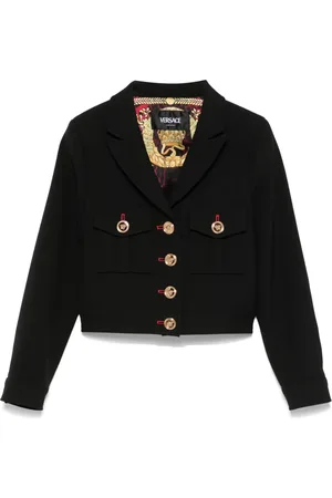 VERSACE Jacka med graverade knappar
