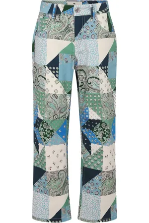 Etro Byxor med lappdesign