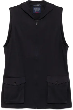 YOHJI YAMAMOTO Hoodie med dragkedja