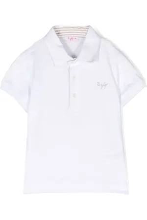 Il gufo Pikétröja med broderad logotyp