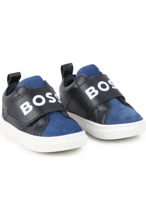 HUGO BOSS Lädersneakers med färgblock