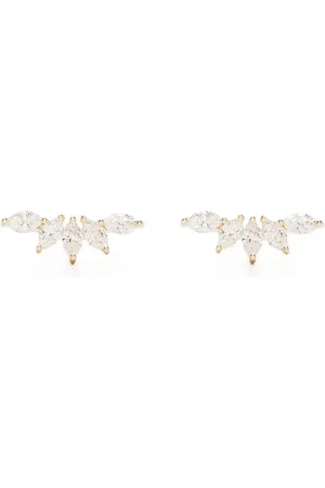 EF Collection Diamantörhängen i 14K gult guld