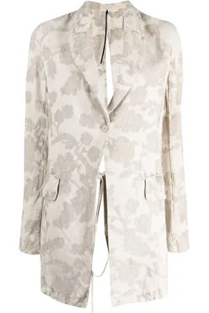 MASNADA Blazer med broderad blomma