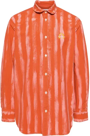 DOUBLET Skjorta med magnetiska ränder