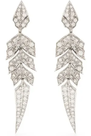 STEPHEN WEBSTER Magnipheasant diamantörhänge i 18K vitguld