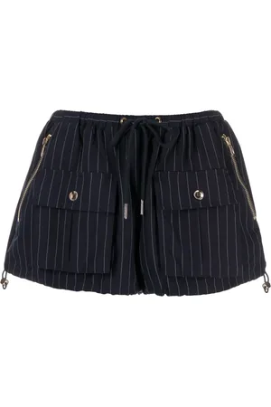 Cynthia Rowley Randiga shorts med dragsko
