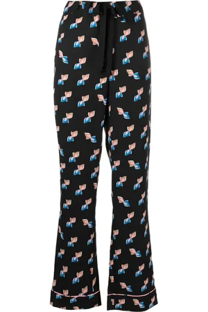 Diane von Furstenberg Veronica byxor med geometriskt tryck