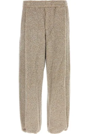 WOOYOUNGMI Tvåfärgade sweatpants med vida ben