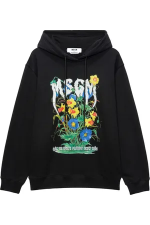 Msgm Hoodie med logotyp