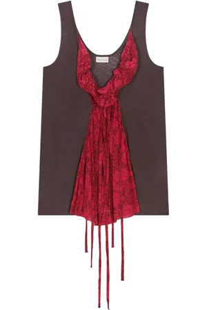 DRIES VAN NOTEN Topp med lagerdesign