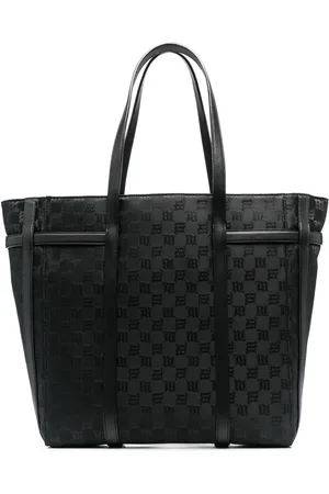 MISBHV Totebag med monogram i jacquard