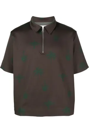 Jil Sander Skjorta med palmtryck