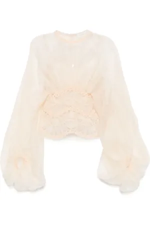 ZIMMERMANN Illuminate blus i makramé