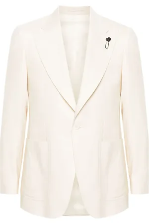 LARDINI Enkelknäppt blazer