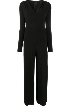 Norma Kamali Draperad jumpsuit i omlottmodell